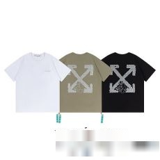 海外販売 OFF-WHITE スーパーコピー 2023年春夏新作 オフホワイト偽物ブランド 半袖Tシャツ3色可選 