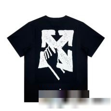 2023年春夏新作  OFF-WHITE オフホワイトブランドスーパーコピー半袖Tシャツ2色可選 耐久性に優れ