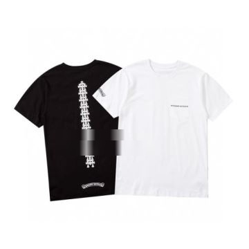 2色可選 クロムハーツコピー デザイン性の高い 半袖Tシャツ 2022 CHROME HEARTSコピー クールビズ     