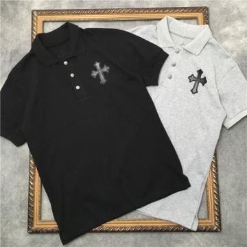 オリジナル 2色可選 クロムハーツコピー 2022 細身のシルエッ 半袖Tシャツ  CHROME HEARTSコピー  