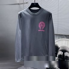 ブランド服 コピー 個性的なデザ 2023秋冬 クロムハーツ CHROME HEARTS 自然な肌触り 長袖Tシャツ