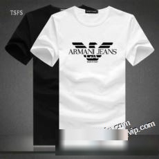 存在感のある アルマーニ ARMANIコピー ブランド カッコいい印象を付ける 2023 半袖Tシャツ 2色可選