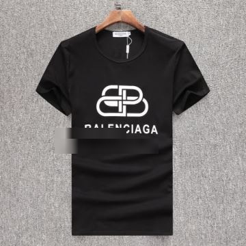 コーデ 知的なムードを演出 半袖Tシャツ 3色可選 2022【人気ブログ掲載】 BALENCIAGAコピー バレンシアガコピー 