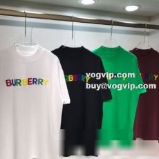 オリジナル 2022 バーバリーブランドスーパーコピー BURBERRY 半袖Tシャツ 4色可選 肌触りはサラッと感じられ