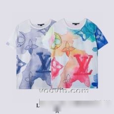 スーパーコピー 快適な着心地 2023 ルイ ヴィトン LOUIS VUITTON 半袖Tシャツ 2色可選 激安大特価得価