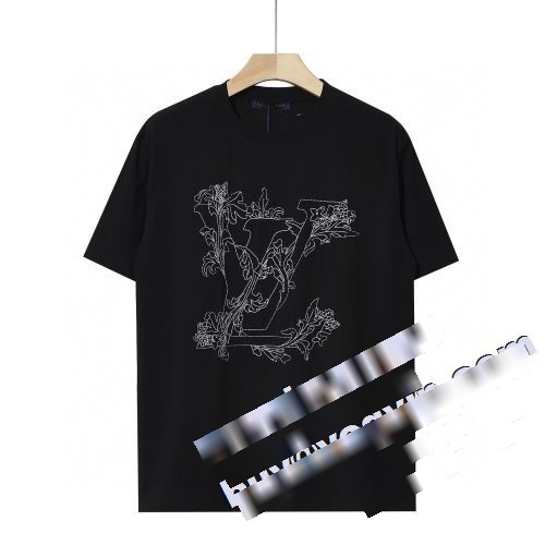 ルイ ヴィトンスーパーコピー 2023 しわになりにくい ルイ ヴィトン LOUIS VUITTON 半袖Tシャツ 2色可選