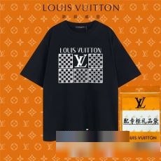 値下げ！ 2023春夏 ルイ ヴィトン LOUIS VUITTONスーパーコピー 半袖Tシャツ メンズ おしゃれ 無地Tシャツ 夏服 カジュアル 2色可選