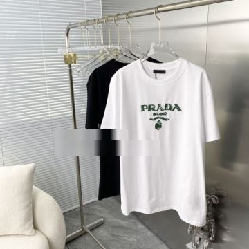 自然な肌触り 2色可選 PRADAコピー 2022 半袖Tシャツ プラダコピー 快適  