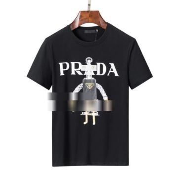 プラダコピー 超目玉 2022 ◆モデル愛用◆ 2色可選  半袖Tシャツ PRADAコピー    