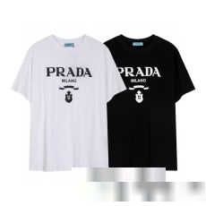 爆買い新品プラダブランド 偽物 通販 2023最新入荷 PRADAブランドコピー半袖Tシャツ2色可選