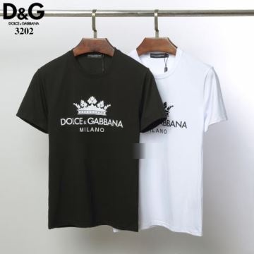 乾きやすい Dolce&Gabbanaコピー 半袖シャツ 着回し度抜群  2022 2色可選 ドルチェ＆ガッバーナコピー 