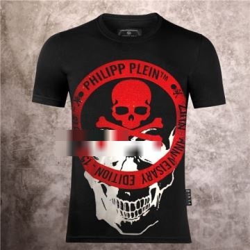 フィリッププレイン PHILIPP PLEIN デザイン性の高い 2022春夏 半袖Tシャツ フィリッププレイン偽物ブランド ネックライン 2色可選