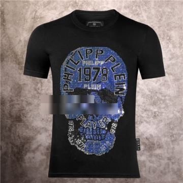 売れ筋のいい 2022春夏 半袖Tシャツ PHILIPP PLEINスーパーコピー 着心地満点 フィリッププレイン PHILIPP PLEIN