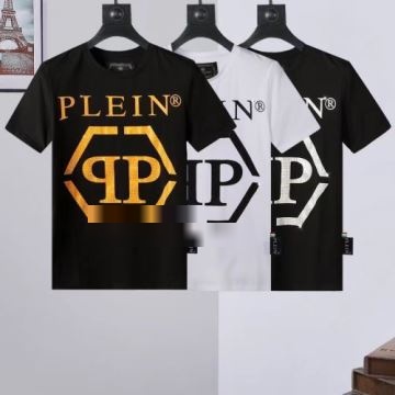 フィリッププレイン PHILIPP PLEIN 早くも完売している 2022春夏 半袖Tシャツ PHILIPP PLEINスーパーコピー 激安 2色可選