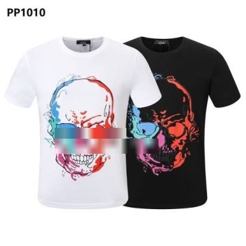 肌触りのいい フィリッププレイン PHILIPP PLEIN 2022春夏 半袖Tシャツ PHILIPP PLEINスーパーコピー 2色可選