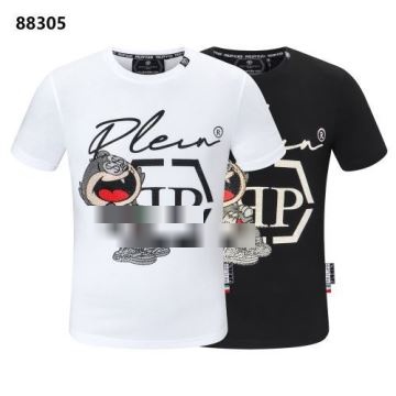 セレブ風 フィリッププレイン PHILIPP PLEIN 2022春夏 半袖Tシャツ PHILIPP PLEINブランドスーパーコピー 2色可選