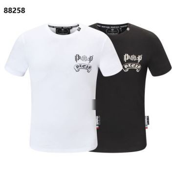 半袖Tシャツ PHILIPP PLEINブランドスーパーコピー 2色可選 優しい色合い フィリッププレイン PHILIPP PLEIN 2022春夏