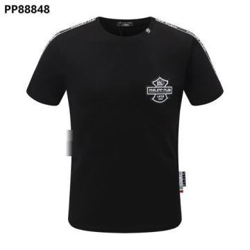 首胸ロゴ 2022春夏 半袖Tシャツ PHILIPP PLEINブランドスーパーコピー フィリッププレイン PHILIPP PLEIN