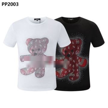 人気商品 フィリッププレイン PHILIPP PLEIN 半袖Tシャツ 2022春夏 PHILIPP PLEINブランドコピー 夏ファッションに必ず大活躍 2色可選