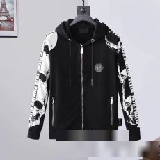 大人気再登場 フィリッププレインスーパーコピー 2023秋冬 PHILIPP PLEIN ブルゾン パーカー 伸縮性 ニットトップス 冬