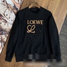 お洒落に魅せる ロエベ LOEWE 2022秋冬 プルオーバーパーカー ロエベブランド コピー 定番無地パーカー