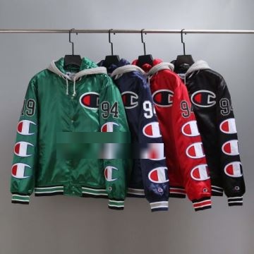 Hooded Satin Varsity Jacket ブルゾン SUPREMEコピー 多色可選 大絶賛！ Champion  シュプリーム コピー  ダウンジャケット 2022  