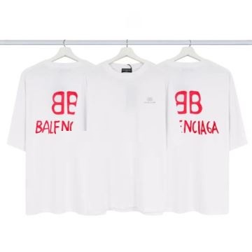 薄手 2022  バレンシアガコピー 2色可選 半袖Tシャツ BALENCIAGAコピー 肌触りのいい 