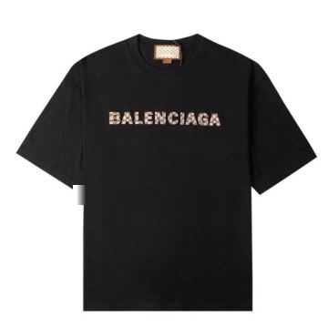 肌触りのいい 2色可選 バレンシアガコピー 2022 乾きやすい 半袖Tシャツ BALENCIAGAコピー 