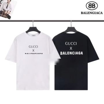 2022 半袖Tシャツ 注目のアイテム 2色可選 BALENCIAGAコピー 個性的なデザイン バレンシアガコピー 