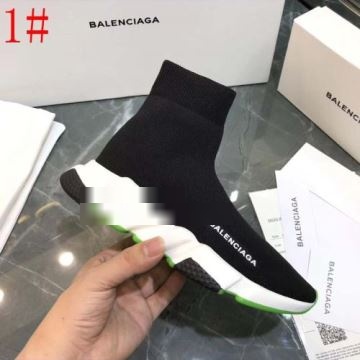 軽量 BALENCIAGAコピー 2022 海外セレブ定番愛用 バレンシアガコピー 2色可選  スニーカー  