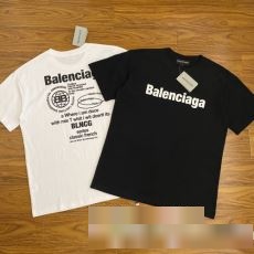 高級感漂わせる ブランド 偽物 通販 2023春夏 人気セールHOT バレンシアガ BALENCIAGA 自然な肌触り 半袖Tシャツ 2色可選