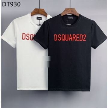 高級感あるボリュームのダウンジャケットが登場！ DSQUARED2コピー  半袖Tシャツ ディースクエアードコピー 個性派 2022 2色可選    