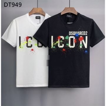 使い勝手抜群 2022 大人気再登場 DSQUARED2コピー 半袖Tシャツディースクエアードコピー  2色可選    