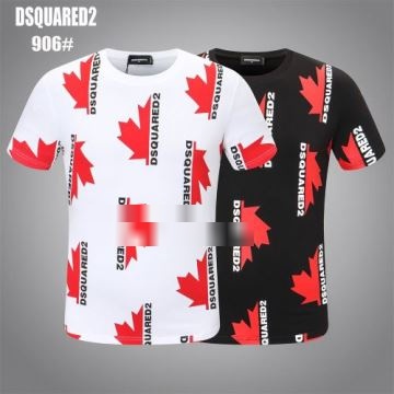 半袖Tシャツ ディースクエアードコピー 2022 2色可選 配色切替 DSQUARED2コピー 超目玉    