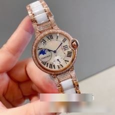 大人キレイに仕立てる 2022 カルティエ CARTIER Ballon Bleu de Cartier カルティエコピーブランド 女性用腕時計 2色可選