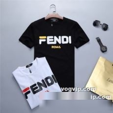 魅惑 2022 フェンディ FENDIコピー 半袖Tシャツ 2色可選 夏 夏服 ダンス 運動会 文化祭