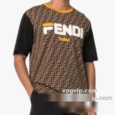 2022 人気雑誌掲載 フェンディ FENDIブランド コピー 半袖Tシャツ それでもコスパ良いので大満足だそうです 2色可選