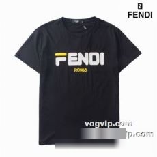 2022 半袖Tシャツ フェンディ FENDIブランド 偽物 通販 大人の個性を 適度な厚みが着崩れを防ぎ、長く着られる安心感もマル 2色可選