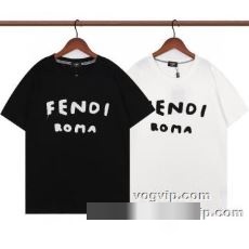 海外セレブ定番愛用 2022 FENDIコピー 半袖Tシャツ 2色可選 優しいフィット感 乾きやすい