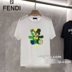 お買い得品 2022 フェンディコピー 半袖Tシャツ 2色可選 何枚あっても困らないオールシーズン活躍度満点の半袖プリントTシャツです