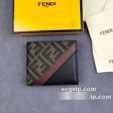 サイズ豊富 ブランド コピー 2022秋冬 フェンディ FENDI 二つ折り財布 メンズ財布 大容量