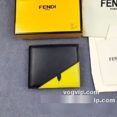 ブランド 偽物 通販 入手困難 2022秋冬 フェンディ FENDI 二つ折り財布 メンズ財布 多機能