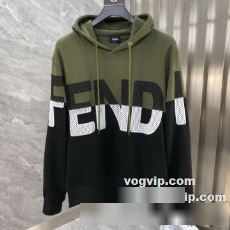 コピー 2022秋冬 フェンディ FENDI パーカー 優しい色合い プルオーバーパーカー 通勤 ファッション アウター ジャケット