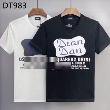 DSQUARED2コピー 2022 2色可選 ディースクエアードコピー 特別人気感謝SALE 半袖Tシャツ 吸汗性に優れ 