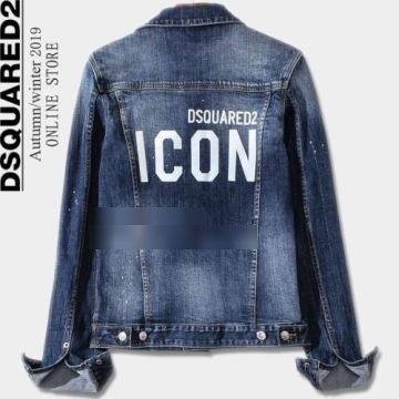 スタンドネック ディースクエアードコピー  2022 DSQUARED2コピー  デニムジャケット 高評価の人気品 