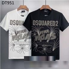 DSQUARED2ブランドコピー 半袖Tシャツ2色可選2023新作入荷定番人気ディースクエアードスーパーコピー 激安