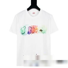 海外セレブ愛用 2023 シュプリーム 半袖Tシャツ 優しいフィット感 Supreme 23SS WATERCOLOR TEE 2色可選 セール中