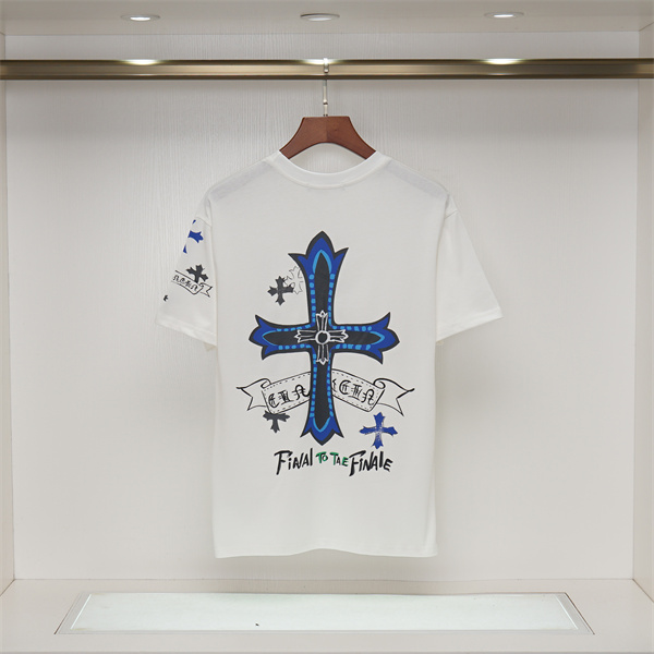 CHROME HEARTS コピー Tシャツ 2色 純綿生地 ロゴ プリント クロムハーツ