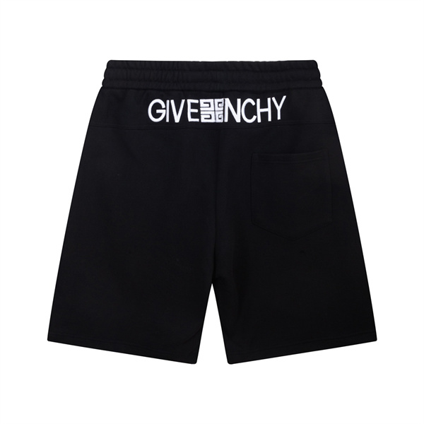 GIVENCHY 偽物 ハーフパンツ 刺繡 ロゴ シンプル ゆったりサイズ ユニセックス ジバンシィ