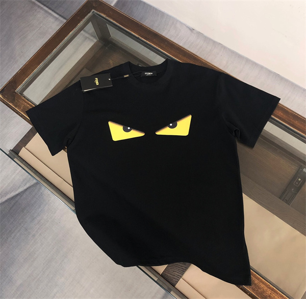 フェンディ コピー Ｔシャツ モンスター ロゴ プリント 定番 ユニセックス 2色 FENDI